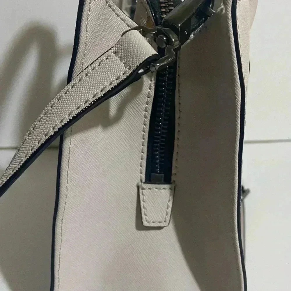 Botkier grey saffiano leather satchel handbag